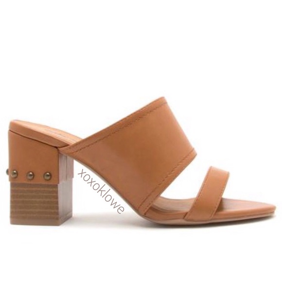 Sz 6 & 8 Embellished Chunky Heel Mule Slide Sandals - Picture 5 of 7